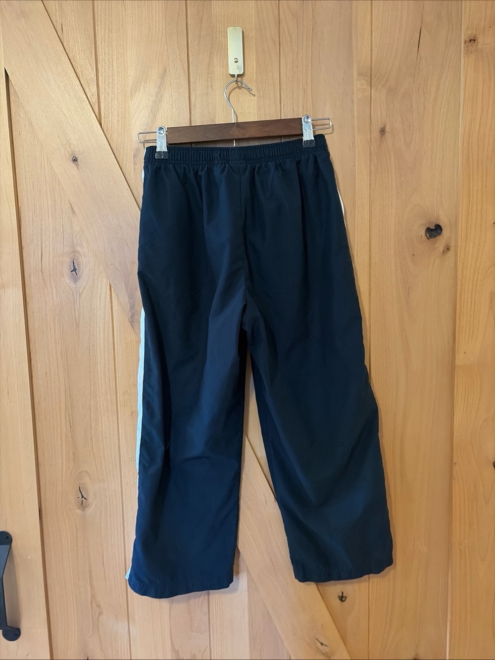 Vintage Nike Track Pants Youth M 8/10 Swoosh Y2K Windbreaker - Picture 5 of 7